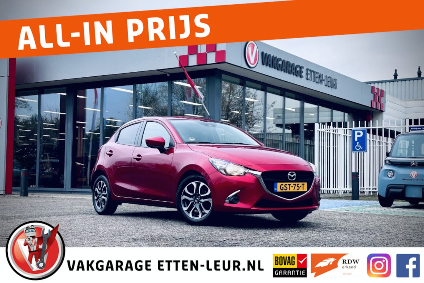 Mazda 2 - 1.5 Skyactiv-G GT-M / CAMERA / CLIMA / CRUISE - AutoWereld.nl