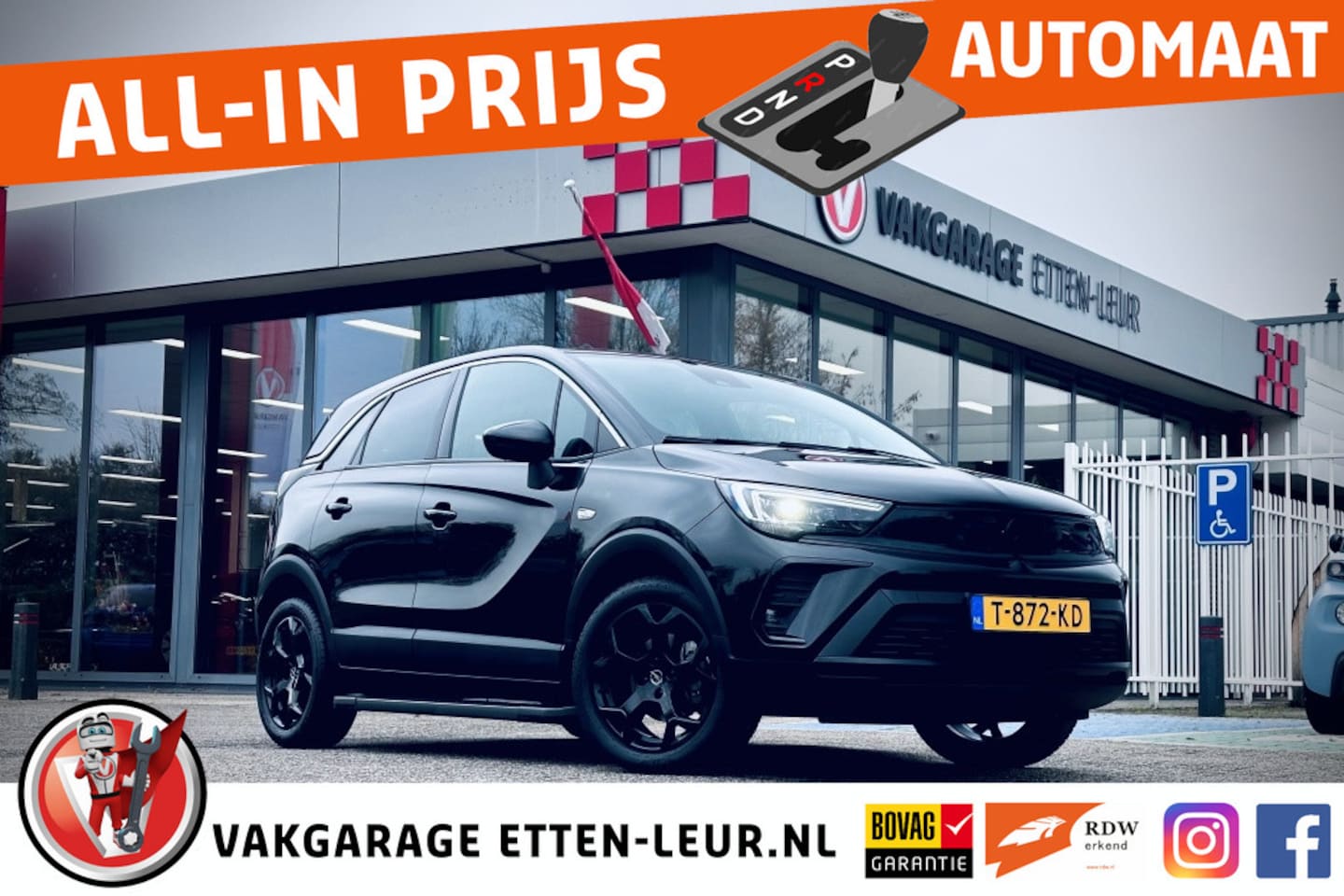 Opel Crossland - 1.2 Turbo GS Line / LED / CAMERA / WINTER PAKKET - AutoWereld.nl