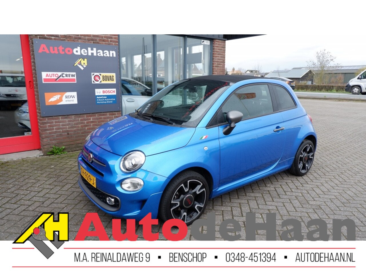 Fiat 500 C - 0.9 TwinAir T Sport Navi/Clima/Carplay/All-inprijs/Cruise - AutoWereld.nl