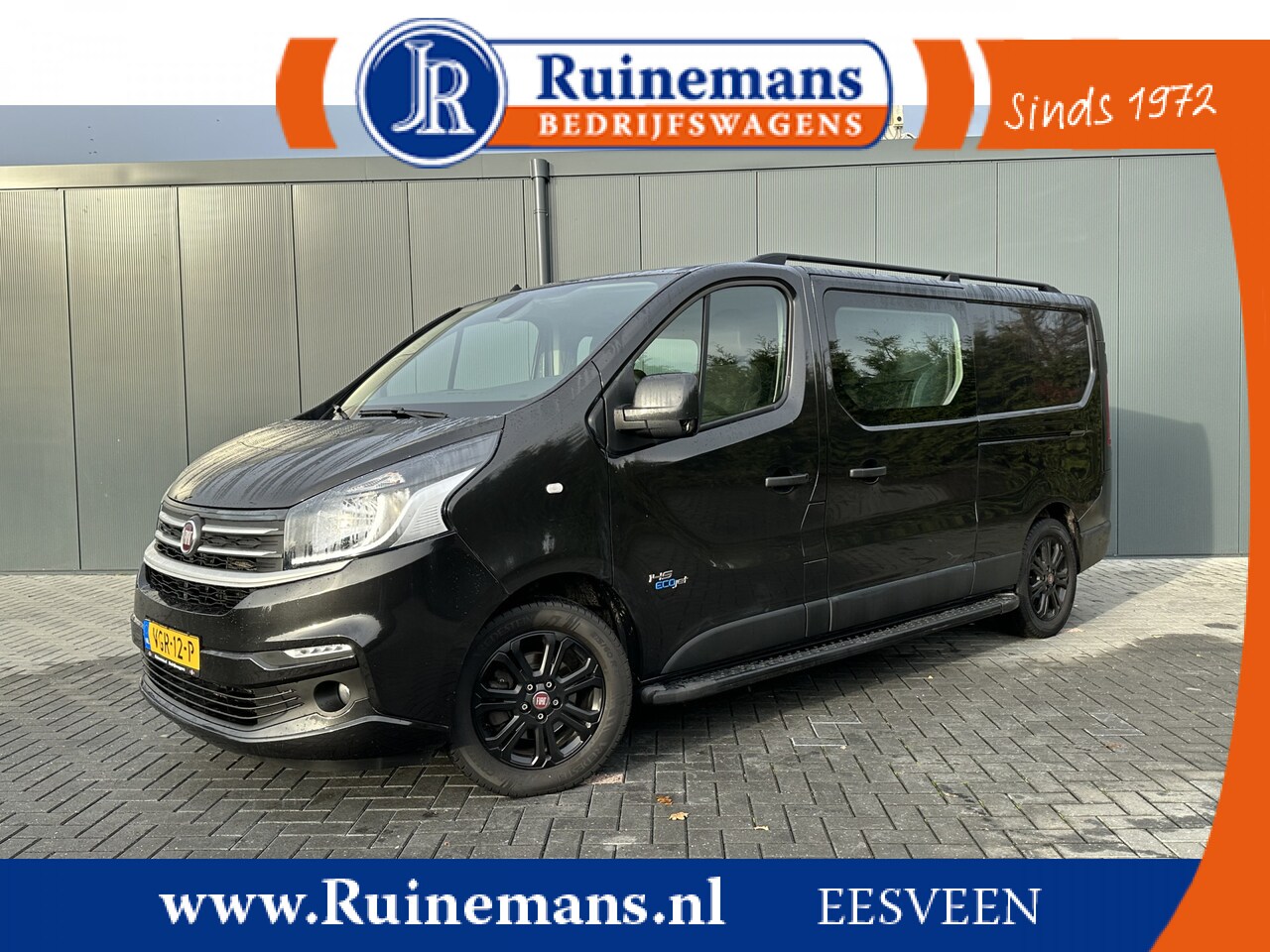 Fiat Talento - 2.0 MultiJet 146 PK / L2H1 / DUBBEL CABINE / 2x SCHUIFDEUR / TREKHAAK / ECC / CRUISE / CAM - AutoWereld.nl