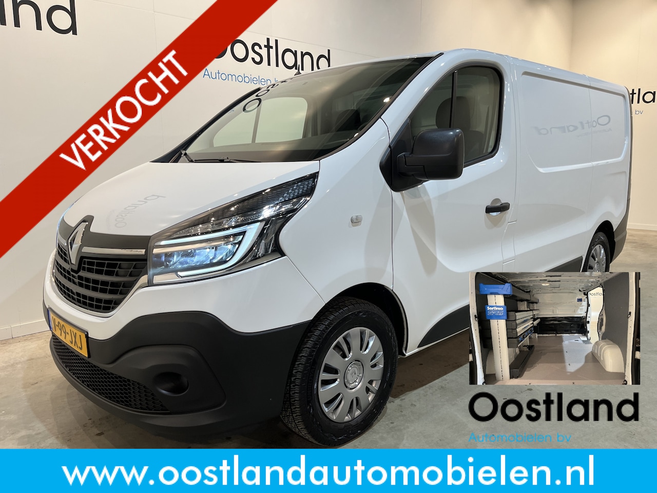 Renault Trafic - 2.0 dCi L1H1 Comfort 120 PK Servicebus / Sortimo Inrichting / Euro 6 / Airco / Trekhaak / - AutoWereld.nl