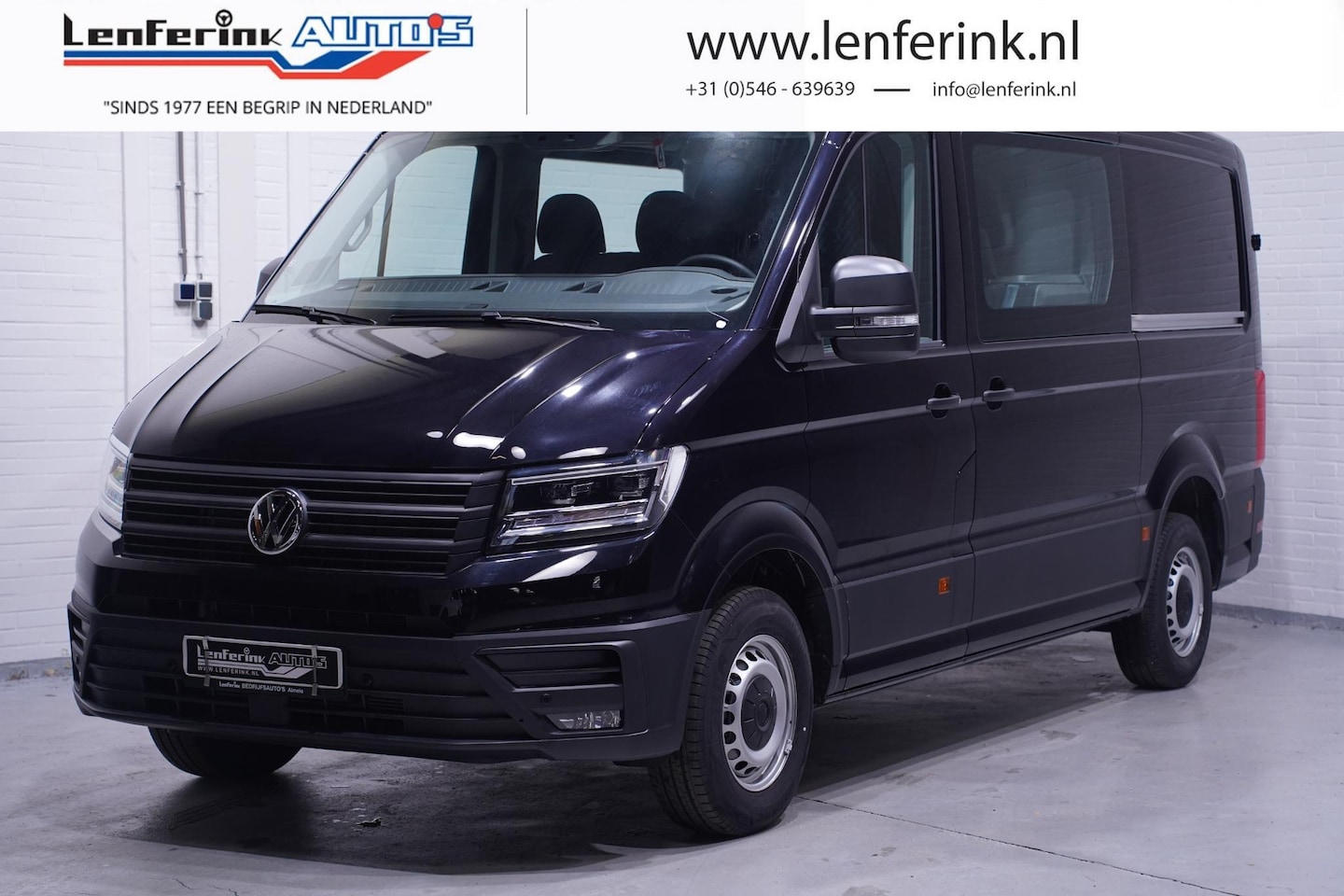 Volkswagen Crafter - 2.0 TDI 177 pk DSG Aut. L3H2 Dubbel Cabine Navi, Camera, Trekhaak 3.000 kg, LED Koplampen, - AutoWereld.nl