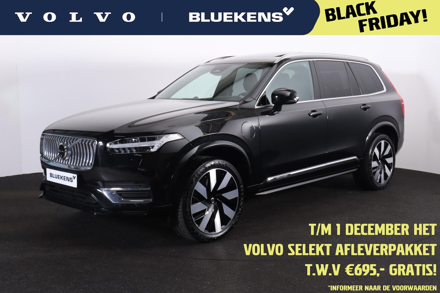 Volvo XC90 - T8 Recharge AWD Ultimate Bright - LONG RANGE - Panorama/schuifdak - IntelliSafe Assist & S - AutoWereld.nl