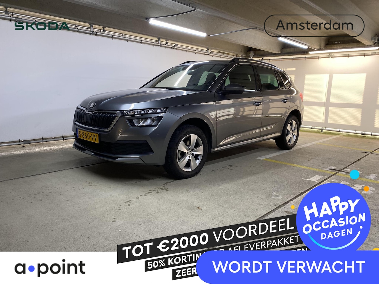 Skoda Kamiq - 1.0 TSI Ambition 110 pk | Verlengde garantie | Navigatie via App | Parkeersensoren achter - AutoWereld.nl