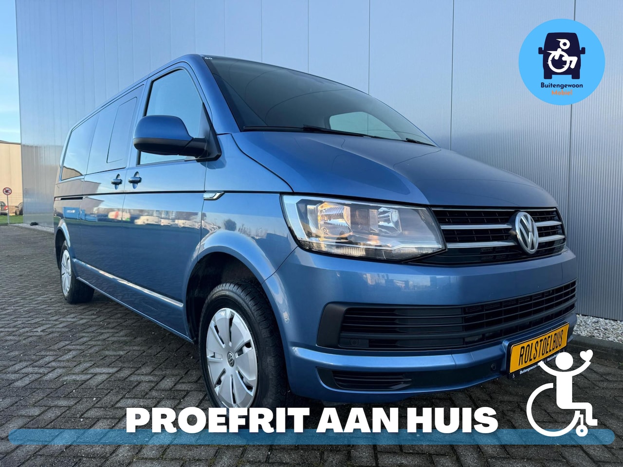 Volkswagen Transporter Multivan - Caravelle L2 Rolstoelbus Rolstoel Voorin Airco - AutoWereld.nl