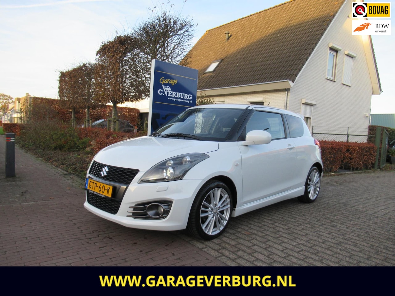 Suzuki Swift - 1.6 Sport (Airco,Cruise,Stoelverwarming,Xenon,Keyless entry,Parelmoer) - AutoWereld.nl