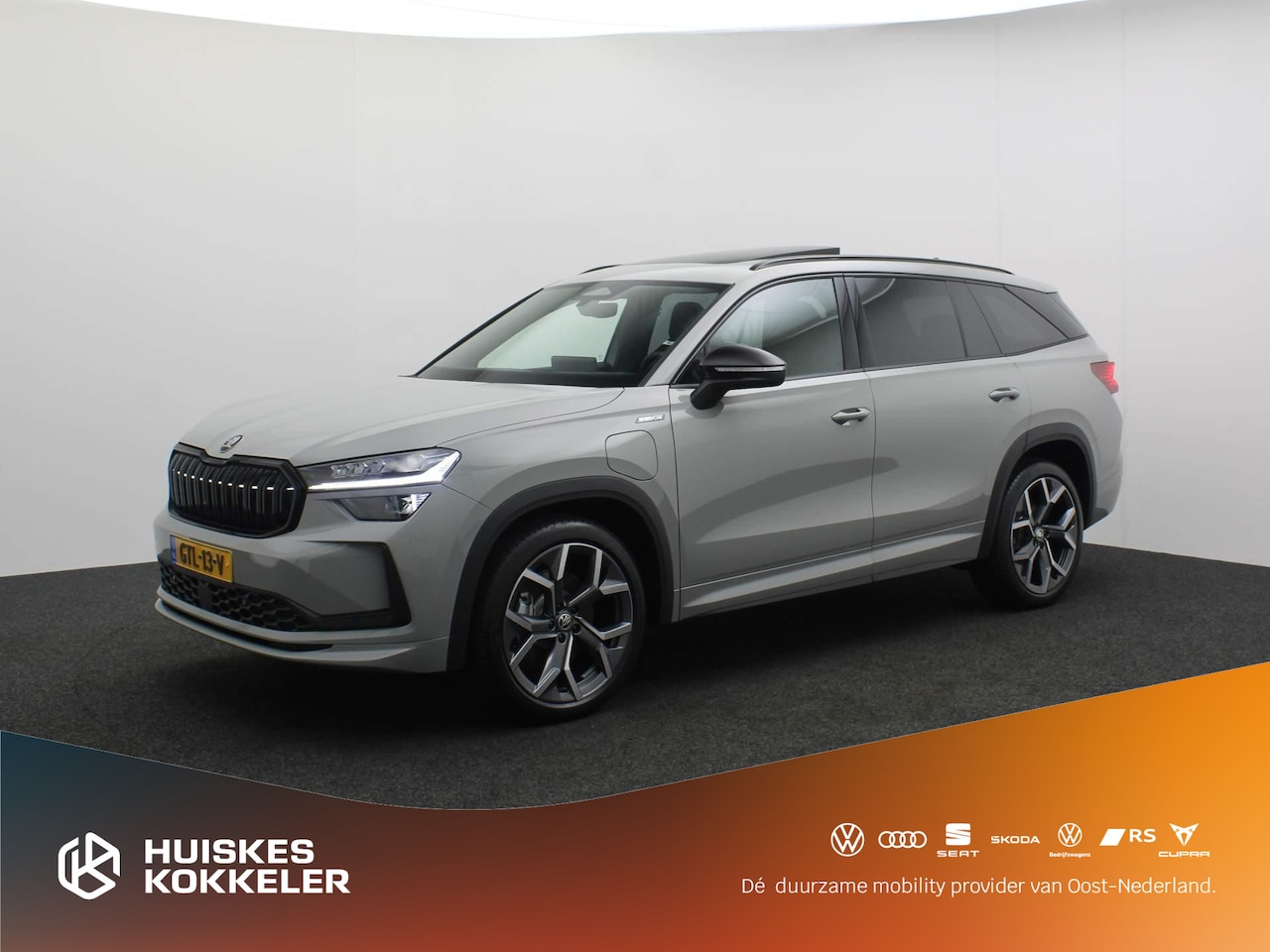 Skoda Kodiaq - Sportline Business 1.5 TSI PHEV 204pk DSG Automaat Panoramadak, Trekhaak, Adaptive cruise - AutoWereld.nl