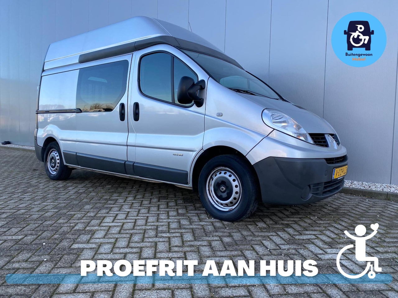 Renault Trafic - L2H2 Rolstoelbus Airco 4 Persoons Oprijplaat - AutoWereld.nl