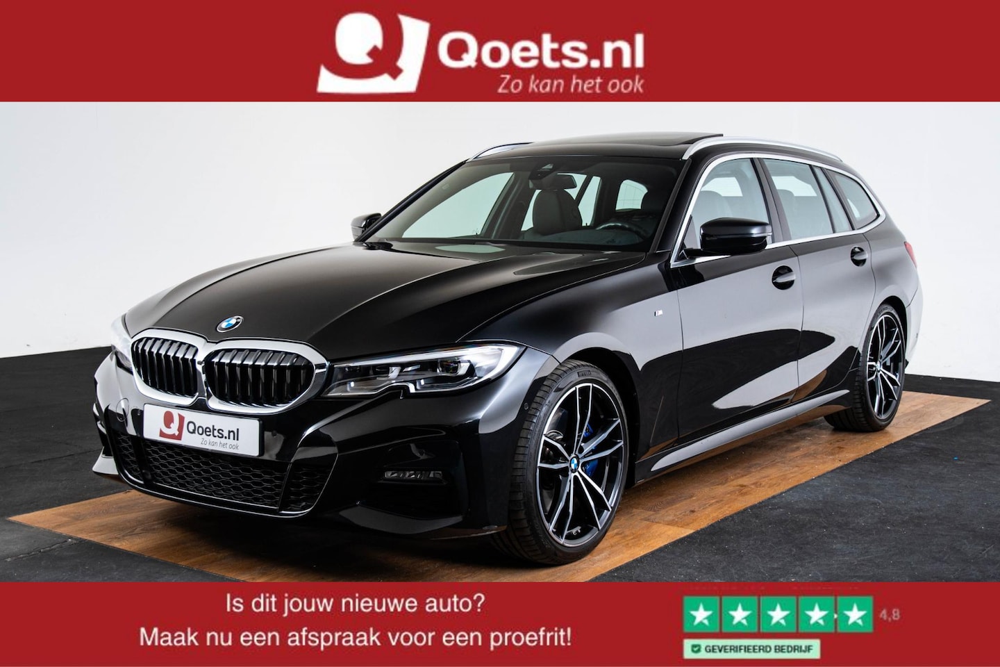 BMW 3-serie Touring - 320i High Executive Edition M Sport - Trekhaak - Panoramadak - Parking Assistant - Head up - AutoWereld.nl