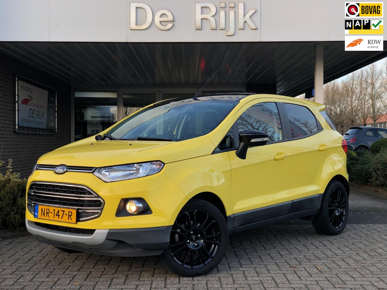 Ford EcoSport - 1.0 EcoBoost Titanium S | Half leder, Navi, Stoelverw., Keyless, Cruise, Climate, PDC | - AutoWereld.nl