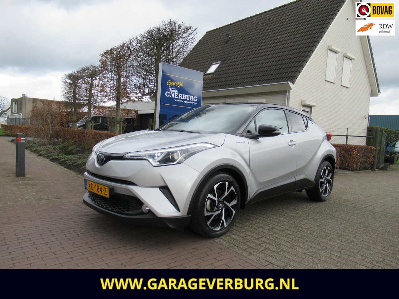 Toyota C-HR - 1.8 Hybrid Bi-Tone (Navi,Camera,Keyless,AdaptiveCruise,Spiegels elekinklapbaar,Stoelverwar - AutoWereld.nl