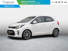 Kia Picanto - 1.0 CVVT Design Edition | Navy bekleding | navigatie | climate control |