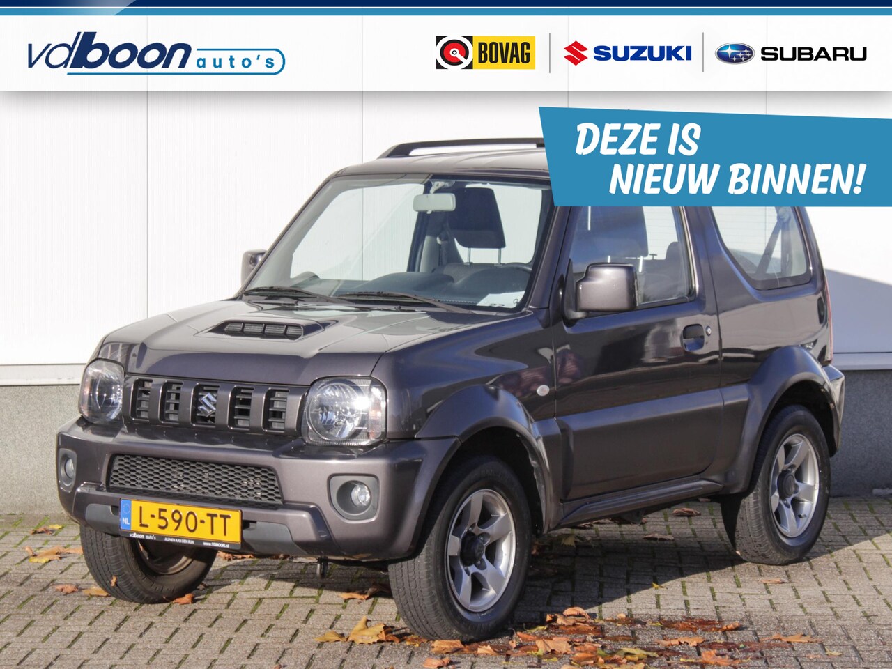 Suzuki Jimny - 1.3 Exclusive Automaat | Airco | Trekhaak - AutoWereld.nl