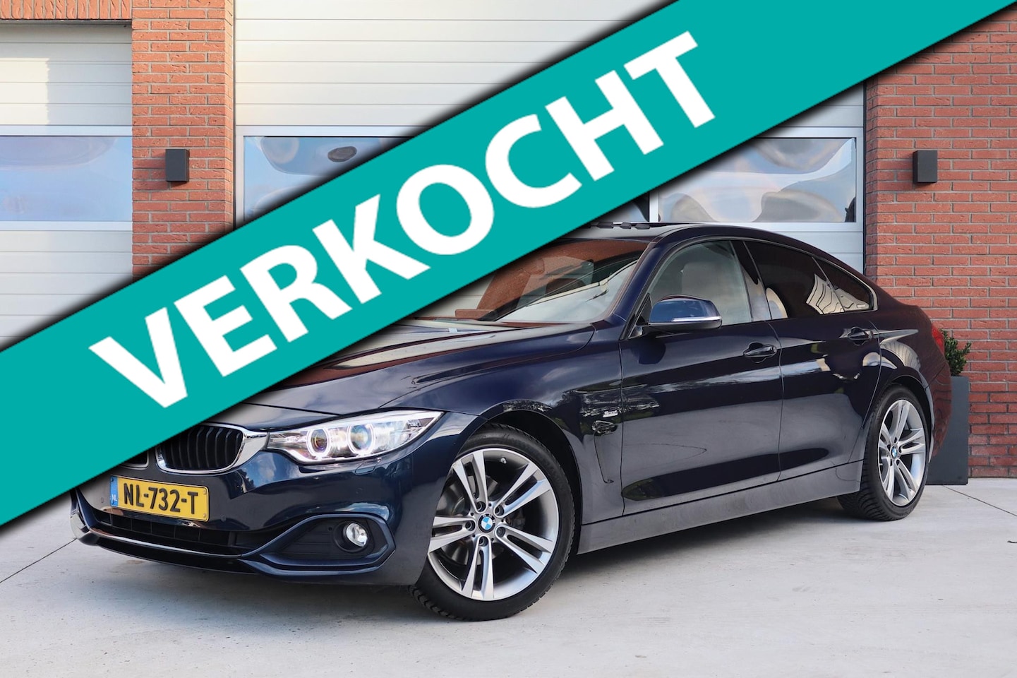 BMW 4-serie Gran Coupé - 420i 184pk M-Sport stuur - Schuif/kantel dak - Harman Kardon - High Executive Sportline - - AutoWereld.nl