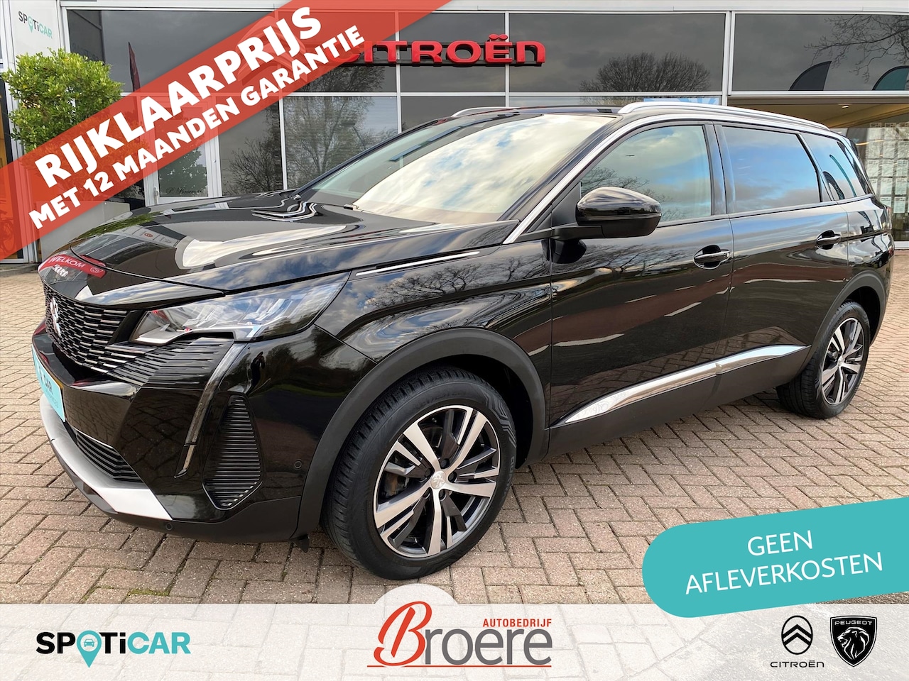 Peugeot 5008 - 1.2 Turbo 130pk EAT8 Automaat Allure | keyless, elek. achterklep, 18 inch velgen, dodehoek - AutoWereld.nl