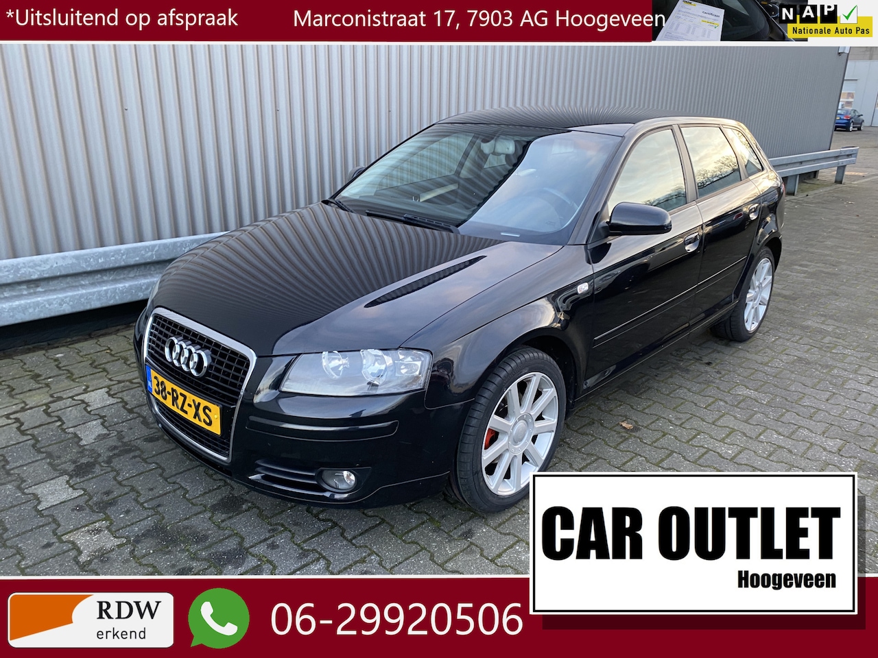 Audi A3 Sportback - 2.0 FSI Ambiente 2.0 FSI Ambiente 5-Drs, Clima, CC, LM, Trekh, nw. APK – Inruil Mogelijk – - AutoWereld.nl