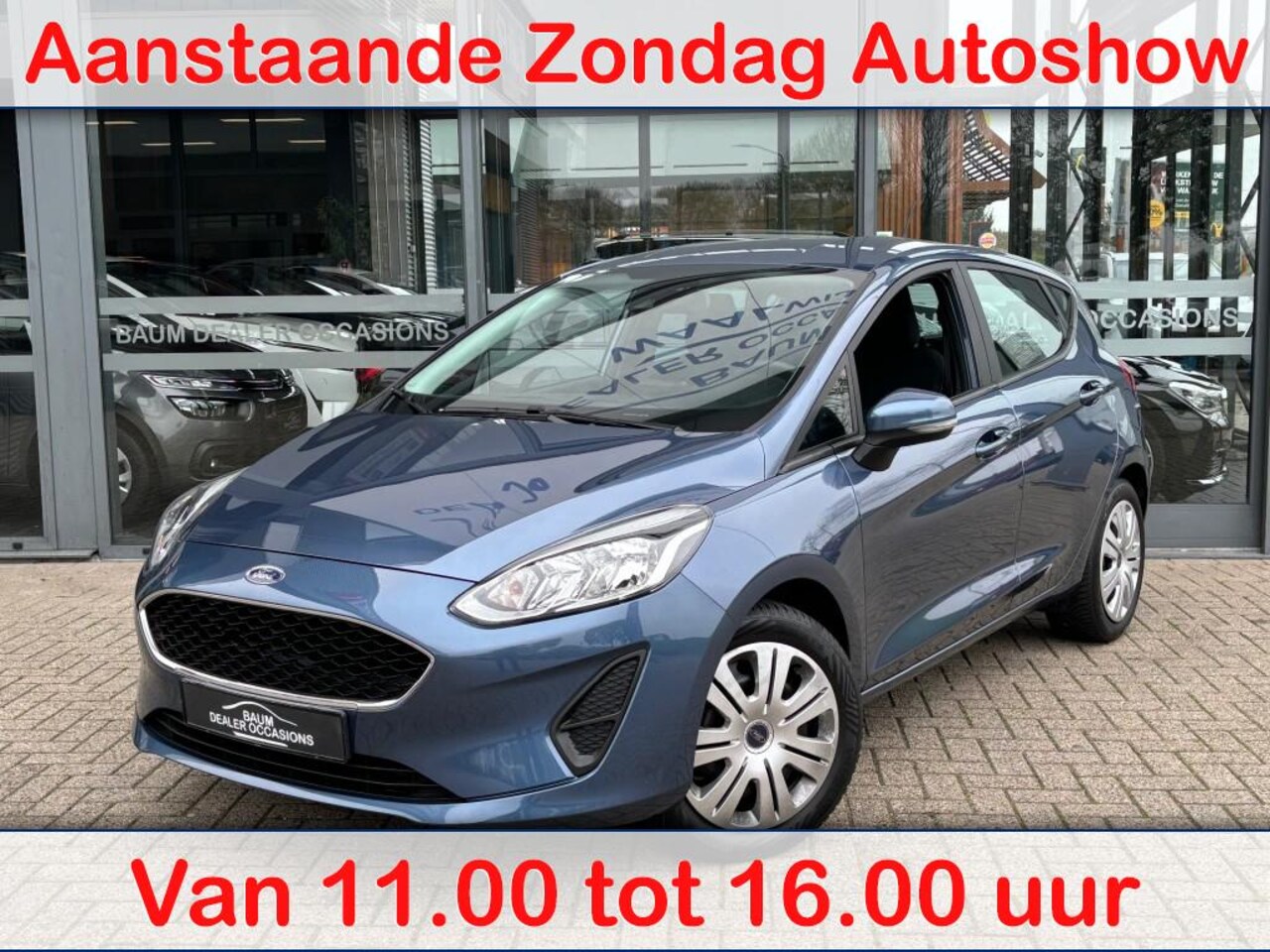 Ford Fiesta - 1.1 NAVI AIRCO APPLE CARPLAY CRUISE PDC - AutoWereld.nl