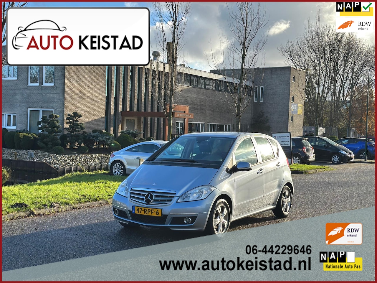 Mercedes-Benz A-klasse - 160 BlueEFFICIENCY AVANTGARDE AIRCO/LEDER/NAVIGATIE! - AutoWereld.nl