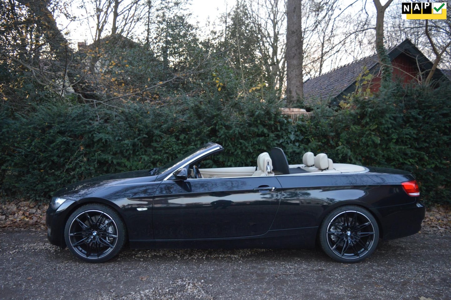 BMW 3-serie Cabrio - 335i High Exe Leer/navi - AutoWereld.nl