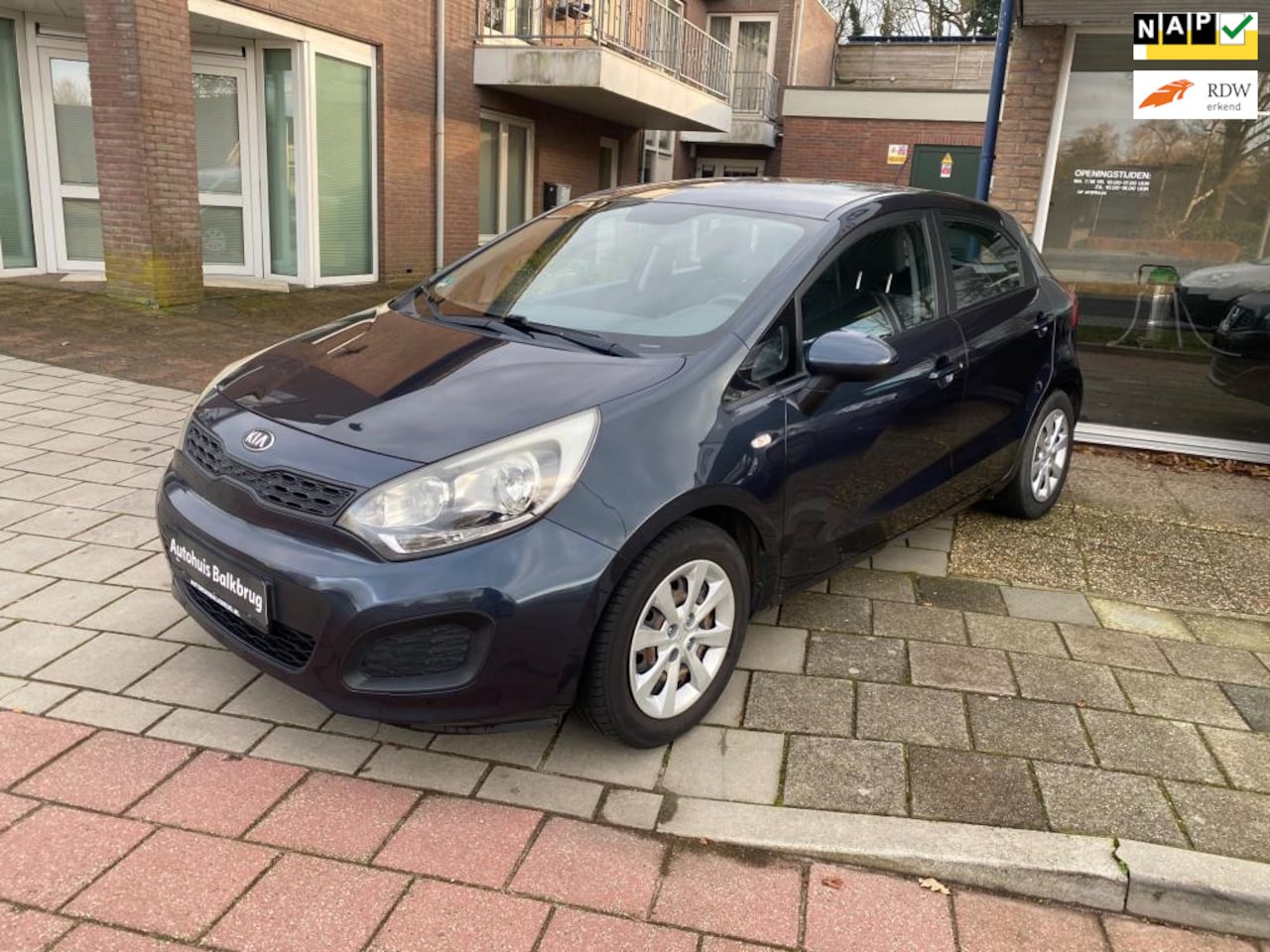 Kia Rio - 1.2 CVVT Plus Pack airco el ramen 5drs 74302 km - AutoWereld.nl