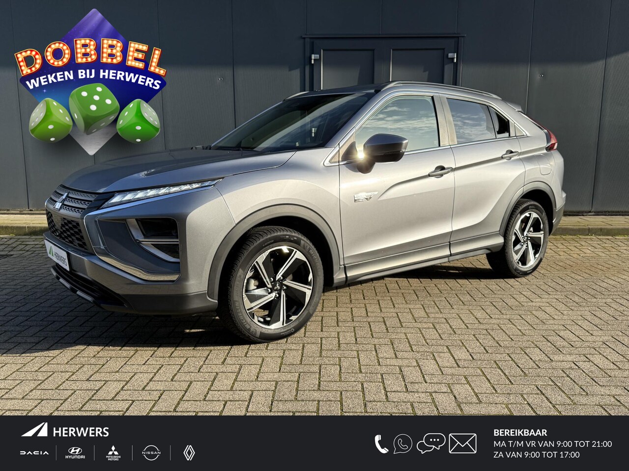 Mitsubishi Eclipse Cross - 2.4 PHEV Intense S-AWC 4WD Automaat / Camera / Climate Control / Cruise Control / Keyless - AutoWereld.nl