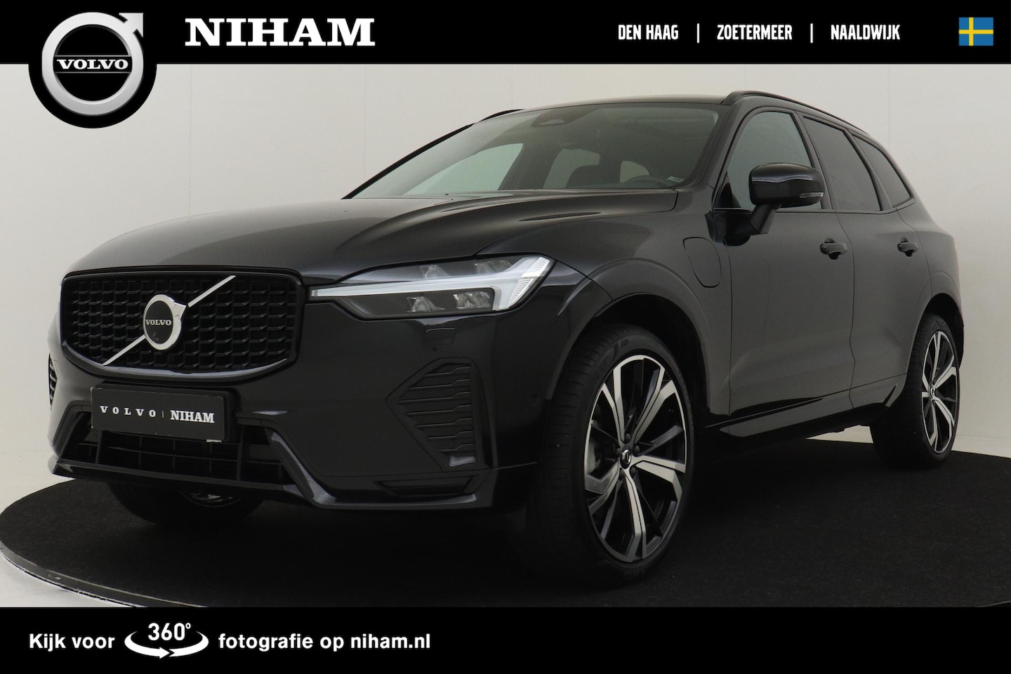 Volvo XC60 - RECHARGE T8 AWD PLUS DARK -PANO.DAK|360°CAM|TREKHAAK|ADAP.LED|GEVENT.LEDER + MASSAGE - AutoWereld.nl