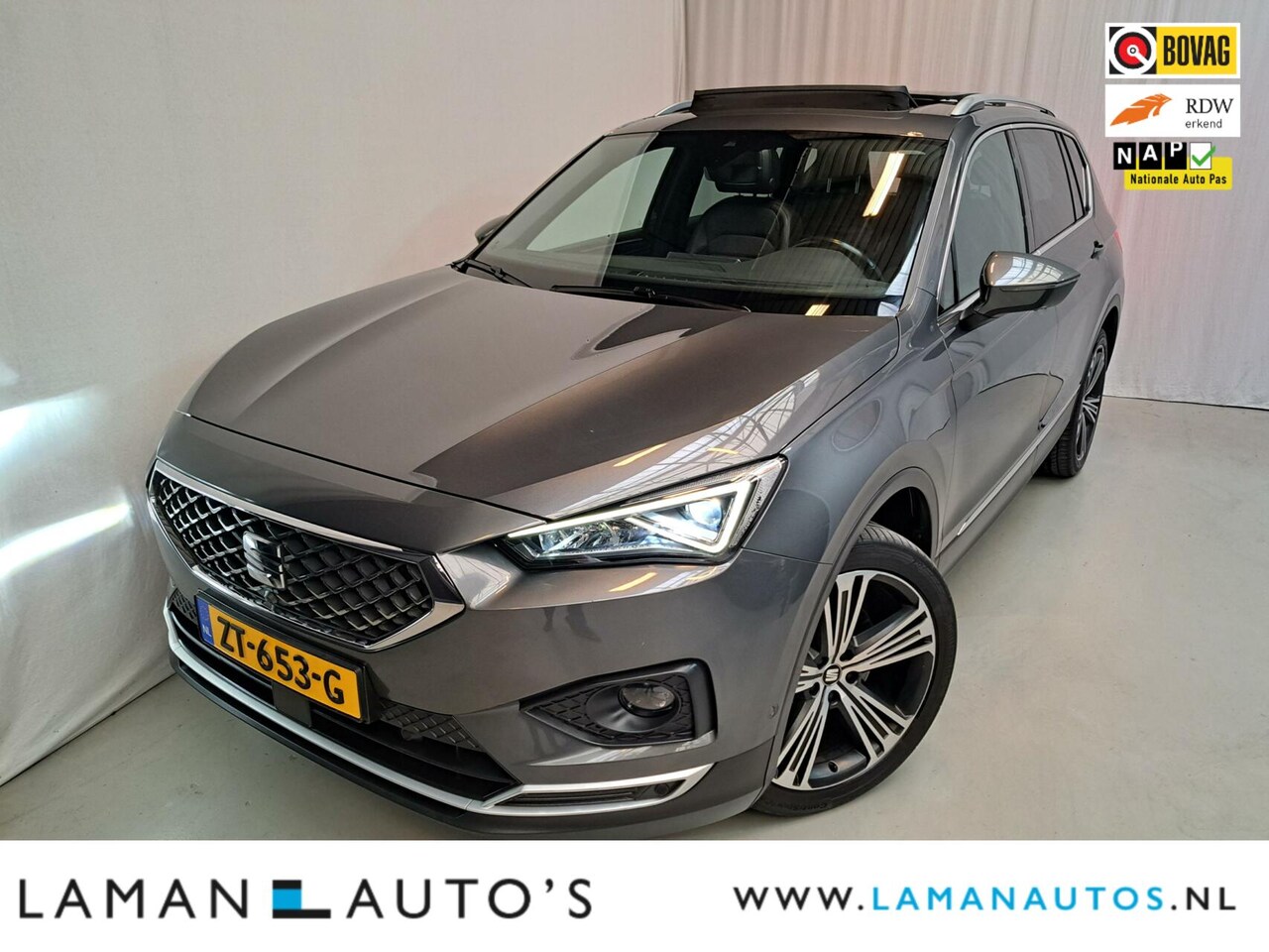 Seat Tarraco - 2.0 TSI 190pk 4DRIVE Xcellence 7-DSG| Trekhaak AWD Open dak DCC Halfleder CarPlay Beats Au - AutoWereld.nl