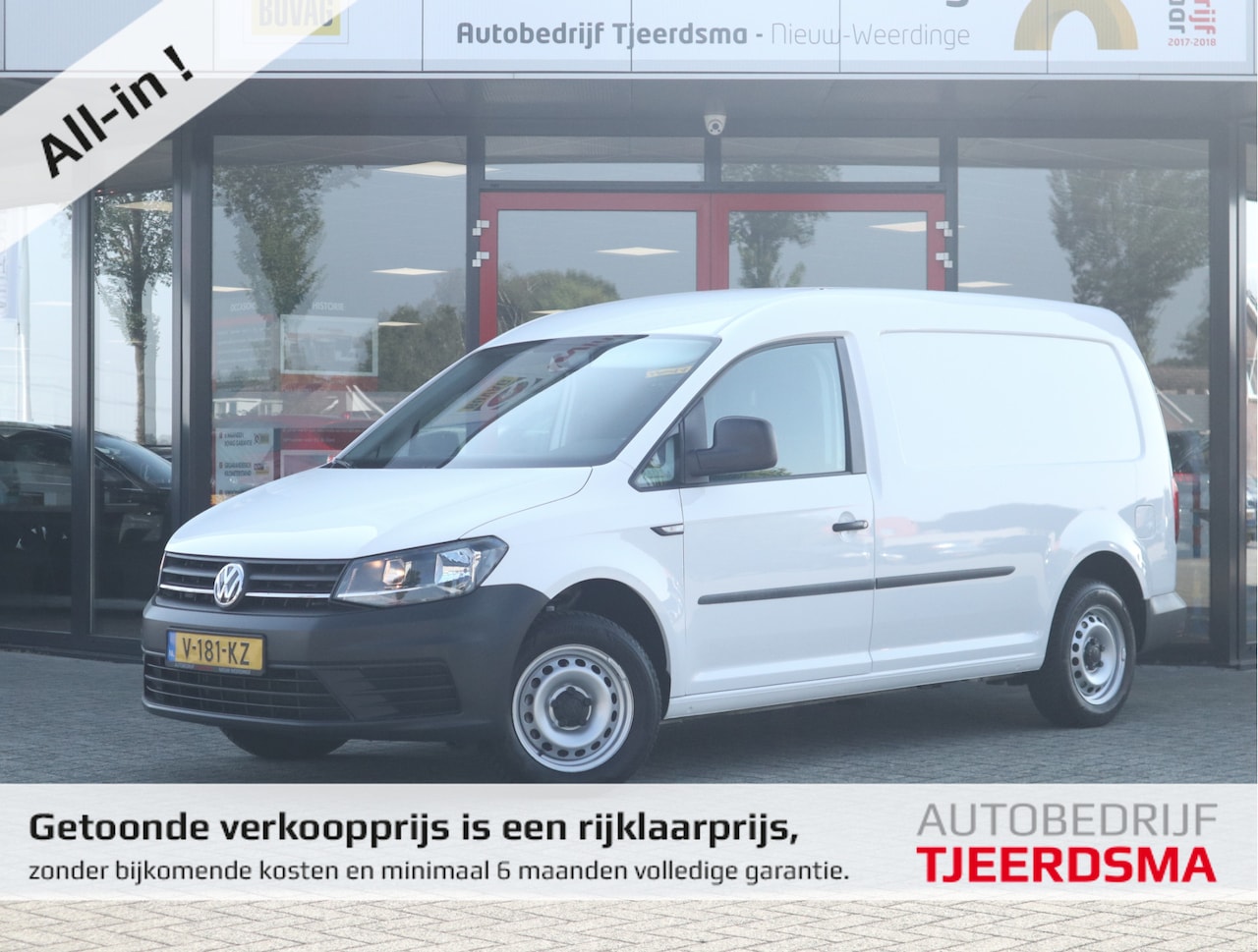 Volkswagen Caddy Maxi - 2.0 TDI L2H1 BMT Trendline Trekhaak/Airco/Zeer netjes - AutoWereld.nl