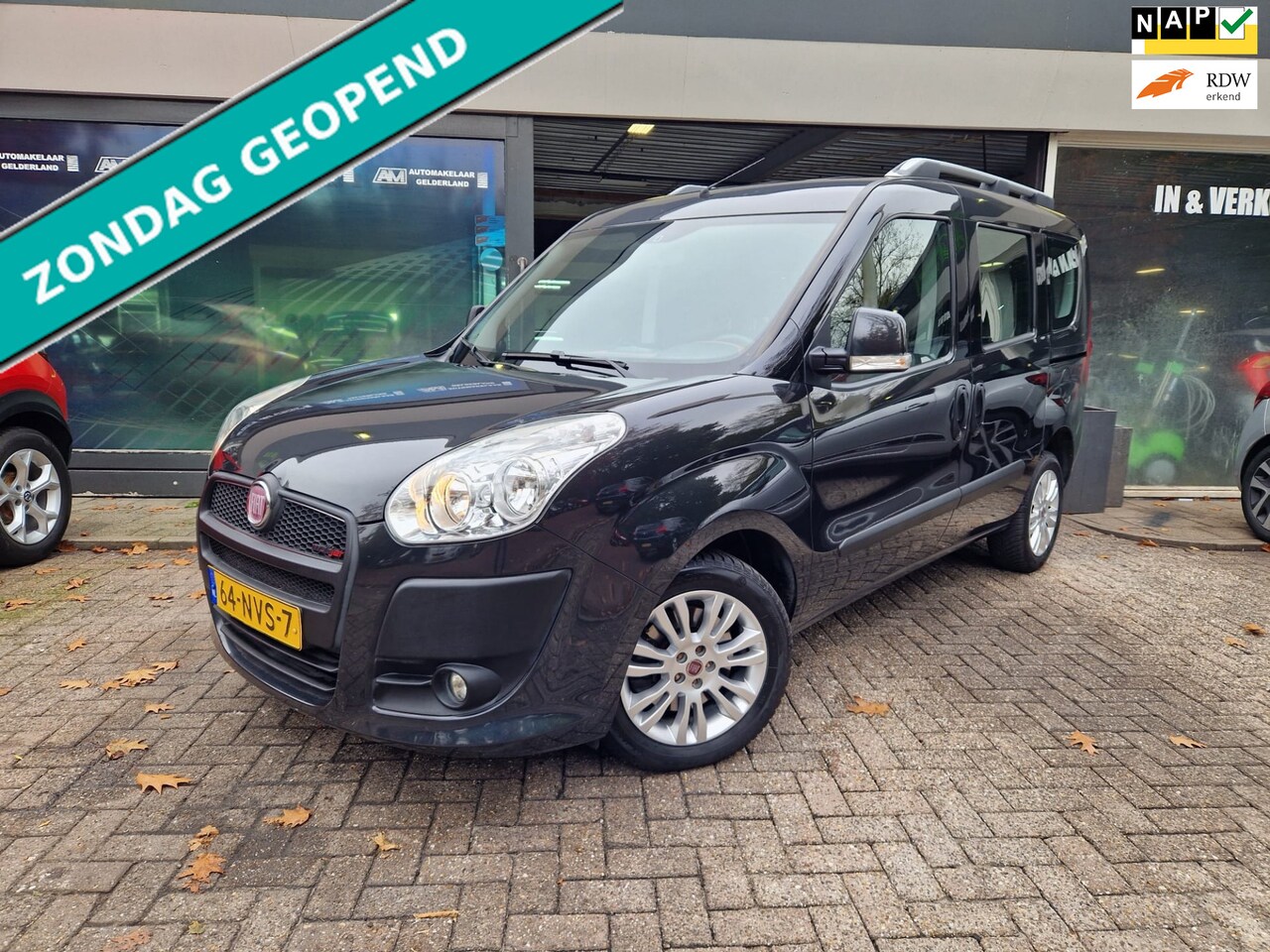 Fiat Doblò - 2.0 MultiJet Emotion | 1E EIGENAAR | 12MND GARANTIE |NW APK | AIRCO | ZUINIGE DIESEL - AutoWereld.nl