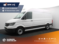 Volkswagen Crafter - Bestelwagen 2.0 TDI 140pk L3H3 | Trekhaak | Navi dmv draadloos app connect | *Actieprijs e