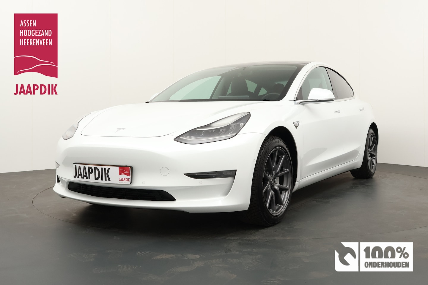 Tesla Model 3 - BWJ 11-2019 351PK Long Range 75 kWh | AWD | LEER | PANO DAK | STOELVERW | NAVI | CLIMA | 1 - AutoWereld.nl