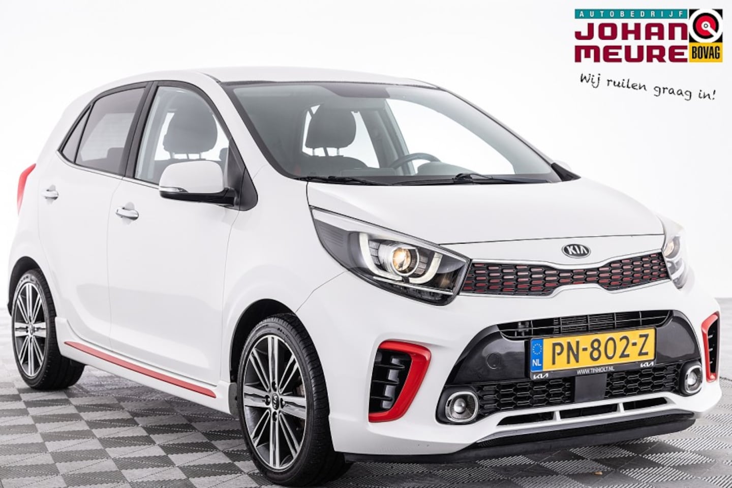 Kia Picanto - 1.2 CVVT GT-Line | LEDER ✅ 1e Eigenaar . - AutoWereld.nl