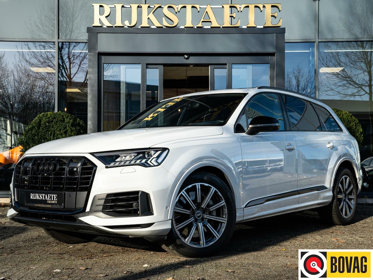 Audi Q7 - 55 TFSI e Quattro|S-LINE|PANO|LUCHTVERING|TREKHAAK - AutoWereld.nl