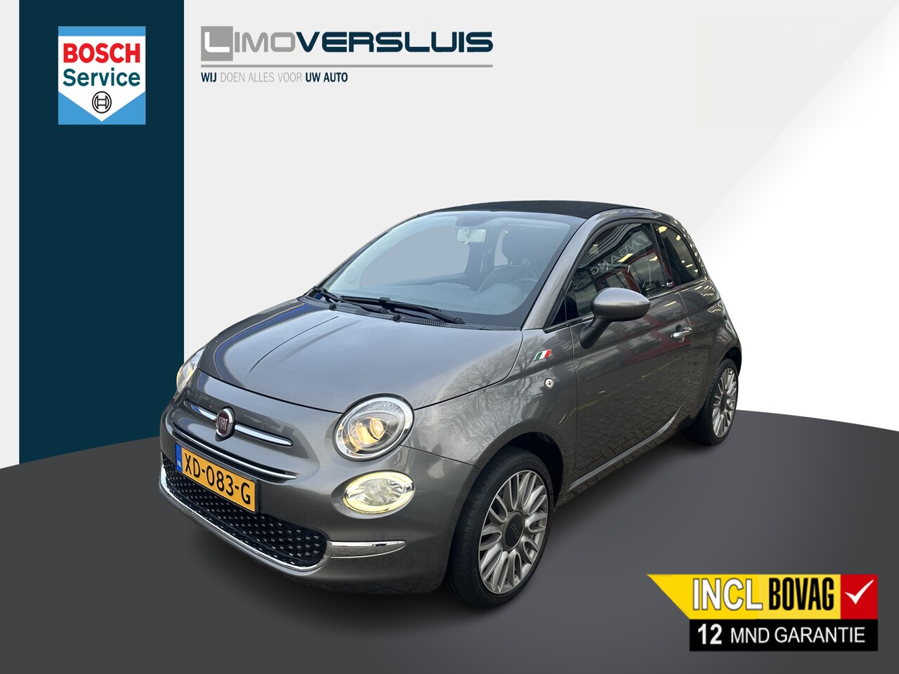 Fiat 500 C - 1.2 (4 cilinder) Cabrio Automaat 12 mnd BOVAG garantie Whatsapp 06-53188999 - AutoWereld.nl