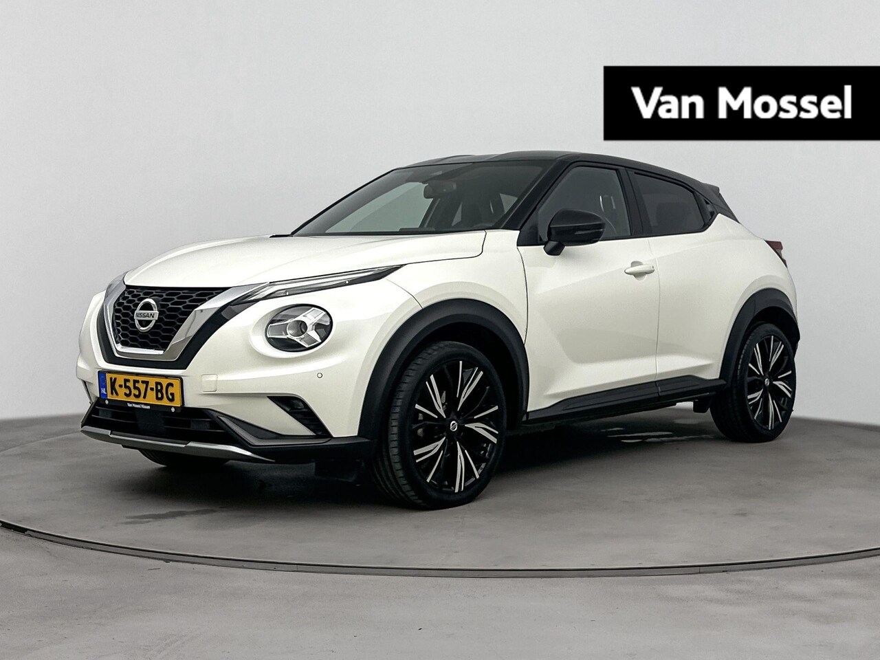 Nissan Juke - 1.0 DIG-T N-Design 115pk | Automaat | Lederen Interieur | Navigatie | Rondom Camera | Clim - AutoWereld.nl