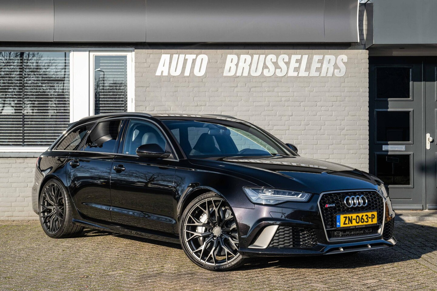 Audi RS6 - Avant 4.0 TFSI quattro performance Pro S- Line Plus Miltek-Panther Black NIEUWSTAAT!!! - AutoWereld.nl