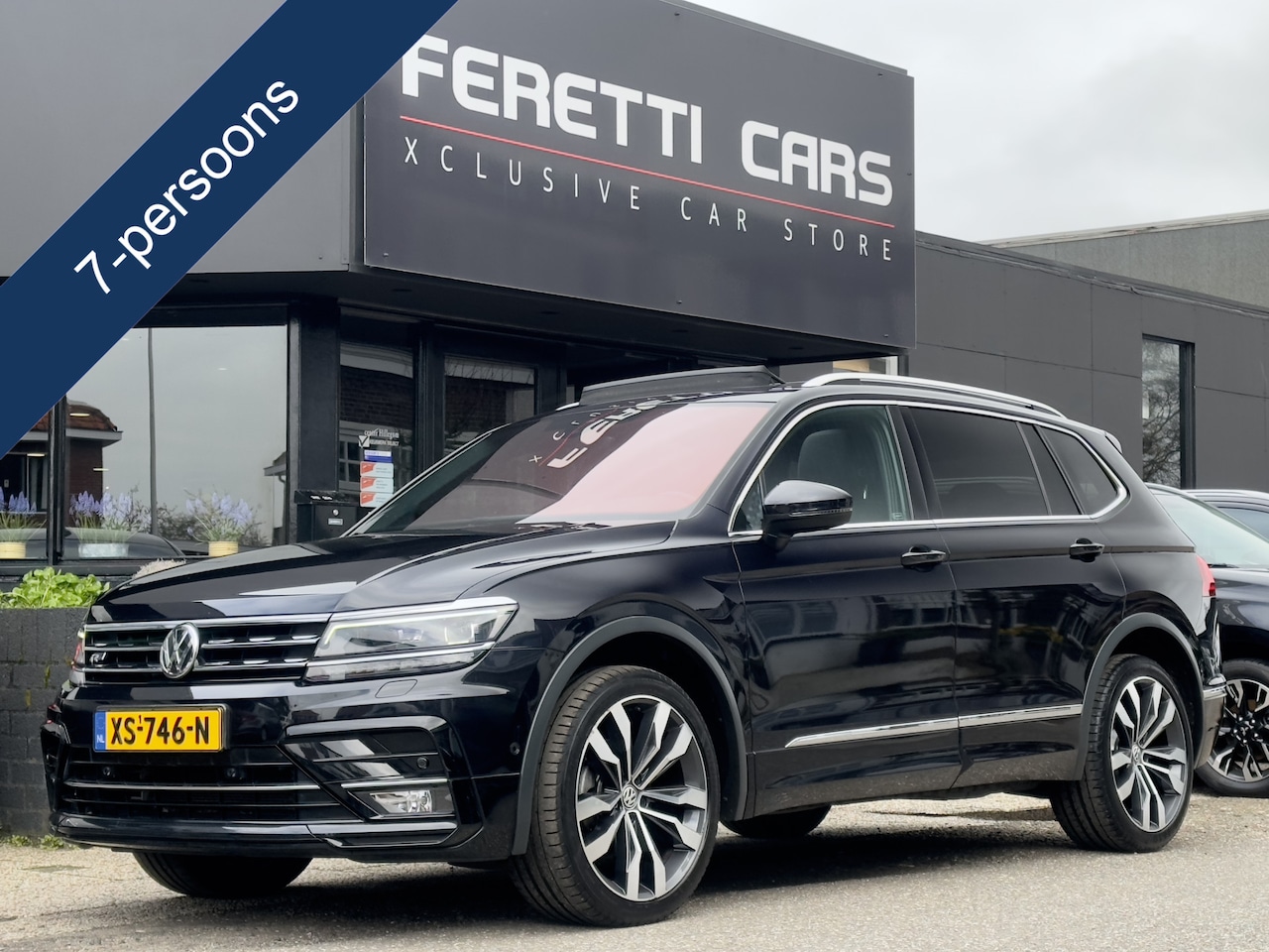 Volkswagen Tiguan Allspace - 1.5 TSI AUT7 2X R-LINE 7PERS HIGHLINE PANODAK NAVI CAMERA VIRTUAL-DASH LED 20 INCH-LMV PDC - AutoWereld.nl