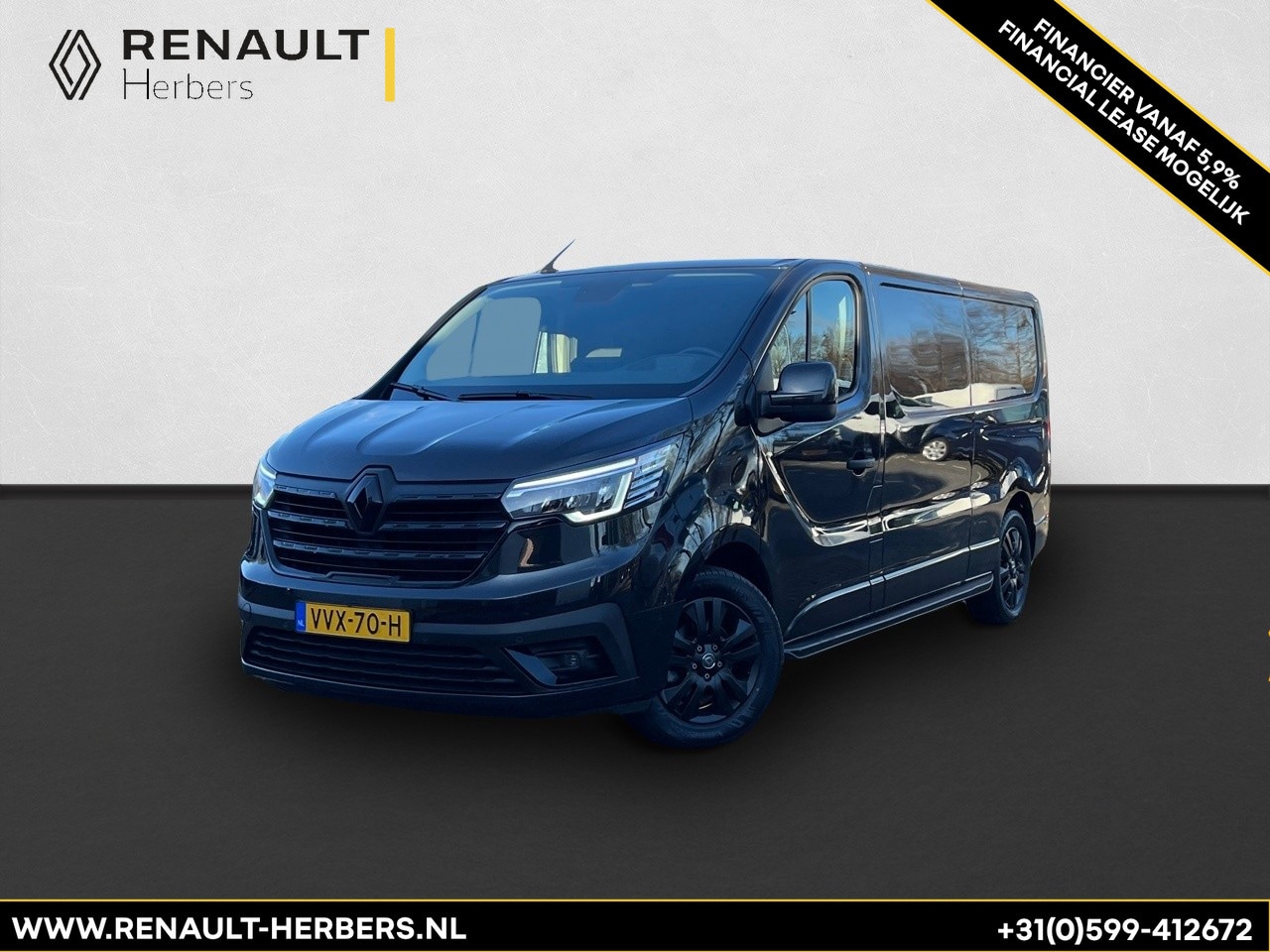 Renault Trafic - 2.0 dCi 130 T30 L2H1 Work Edition EDC AUTOMAAT / CAMERA / SIDEBARS / 17 INCH - AutoWereld.nl