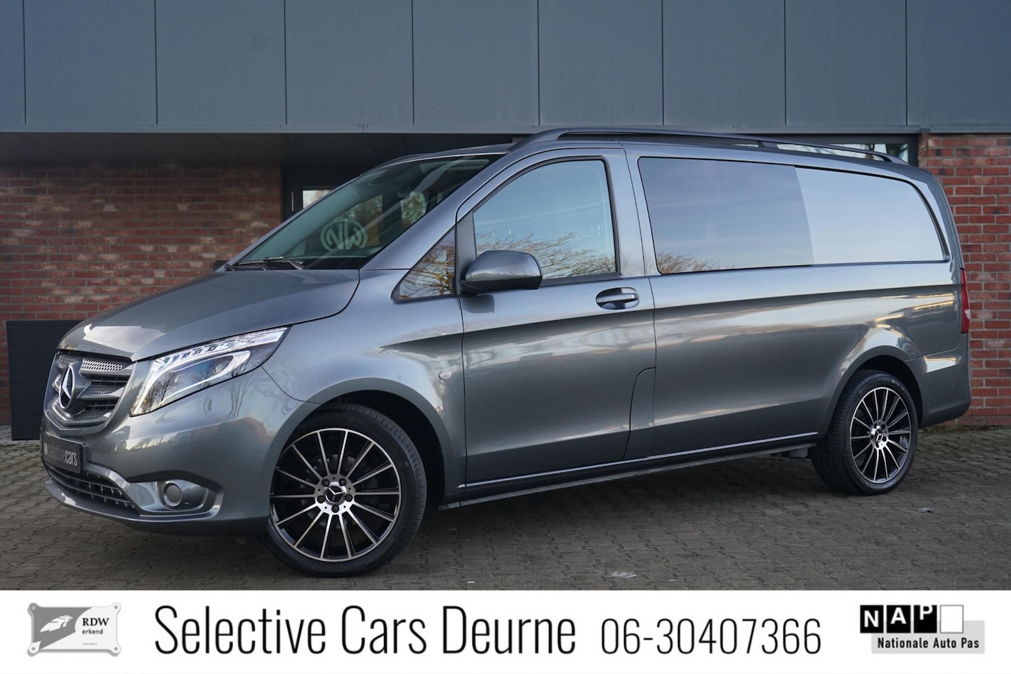 Mercedes-Benz Vito - 116 CDI Lang 116 CDI Lang , LED, 19'' AMG, Cruise, Navi, AppleCarplay, PDC. - AutoWereld.nl