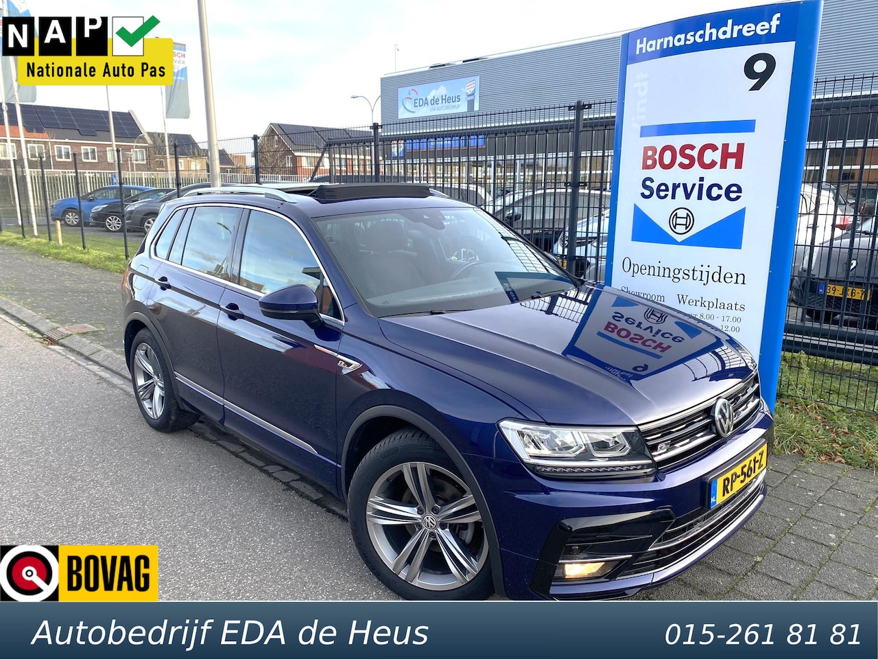 Volkswagen Tiguan - 1.4 TSi ACT 150pk DSG-aut. R-Line Highline NL-auto met o.a. pano-dak, stoelverwarming, pdc - AutoWereld.nl