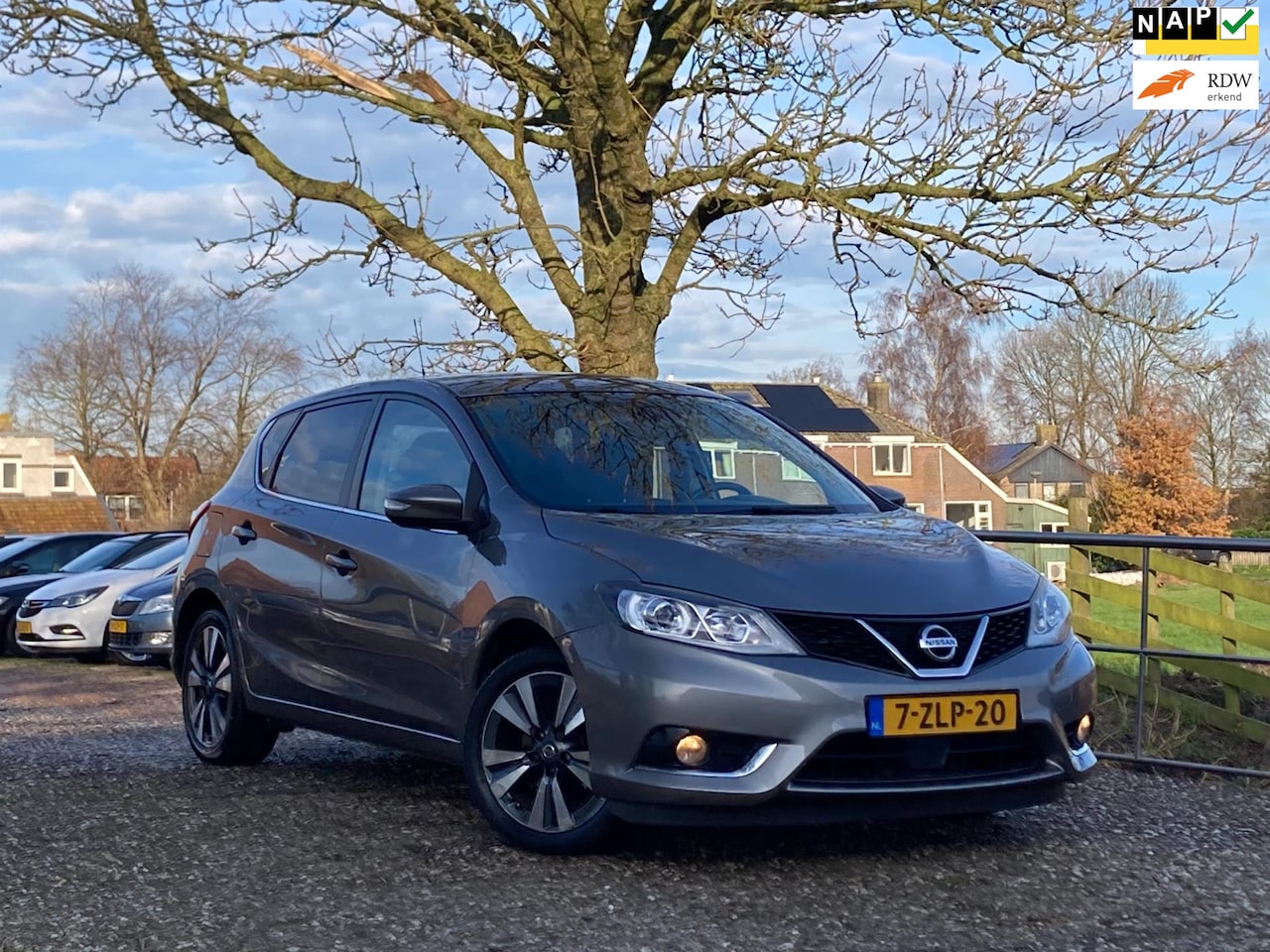 Nissan Pulsar - 1.2 DIG-T Tekna | Leder + 360 camera + Navi + Cruise nu €9.450,-!! - AutoWereld.nl