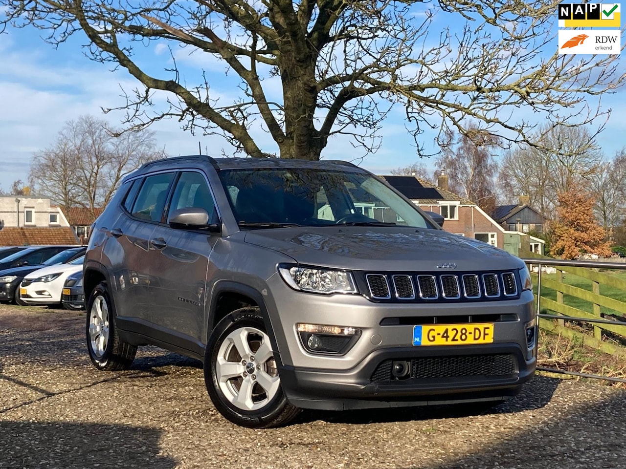 Jeep Compass - 1.4 MultiAir Longitude | Leder + Navi + Clima + Cruise nu €15.975,-!! - AutoWereld.nl