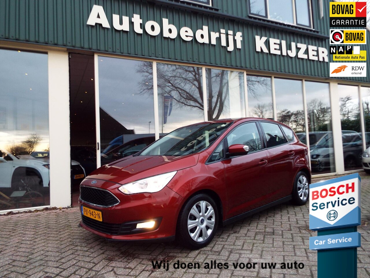 Ford C-Max - 1.0 Trend PDC-CAMERA-TREKHAAK-NAVI-NAP-BOVAG - AutoWereld.nl