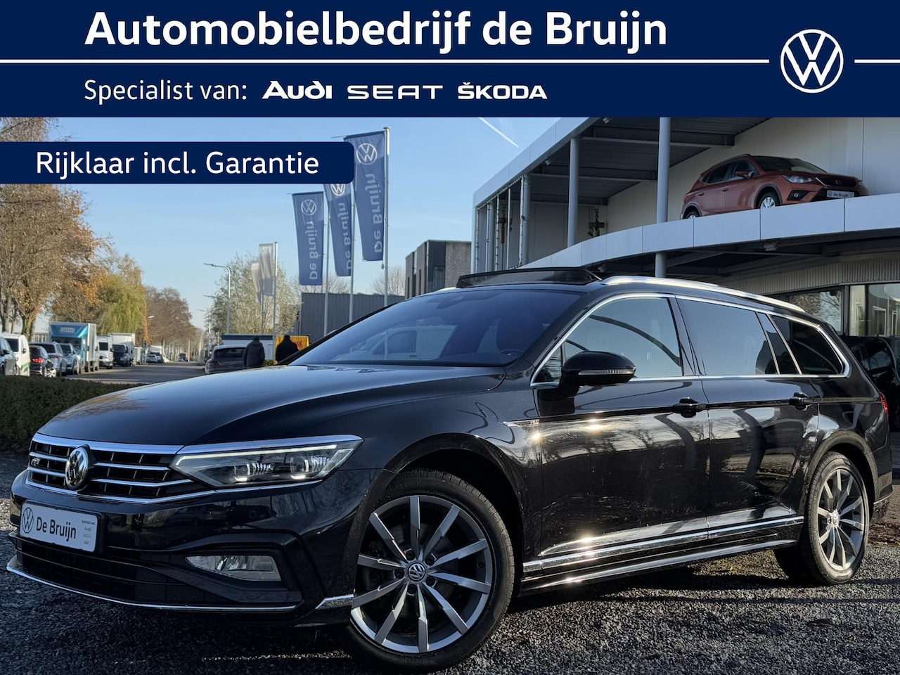 Volkswagen Passat Variant - 2.0 TSI 190pk DSG R-Line (Panorama,Trekhaak) - AutoWereld.nl