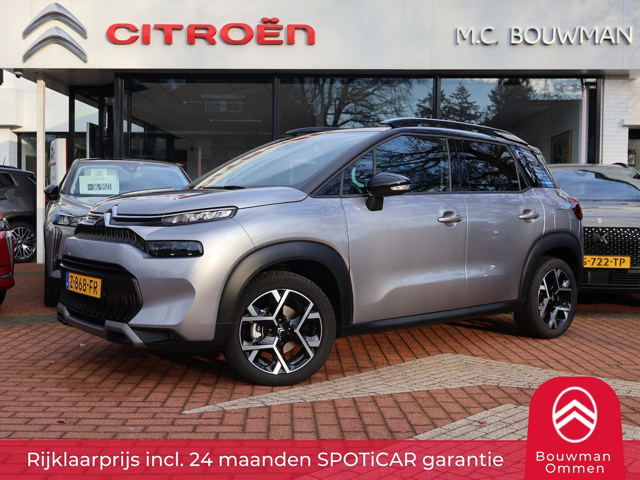 Citroën C3 Aircross - PureTech 130PK S&S EAT6 Automaat Max, Rijklaarprijs | Camera | Navigatie | Stoelverwarming - AutoWereld.nl