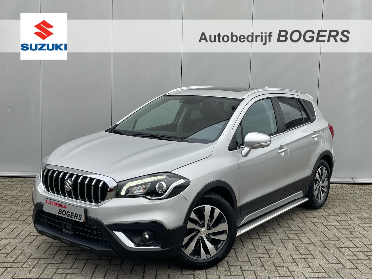 Suzuki S-Cross - 1.4 Boosterjet Stijl All Grip Automaat 4WD Navigatie, Schuifdak, Leder, Climate Control, C - AutoWereld.nl