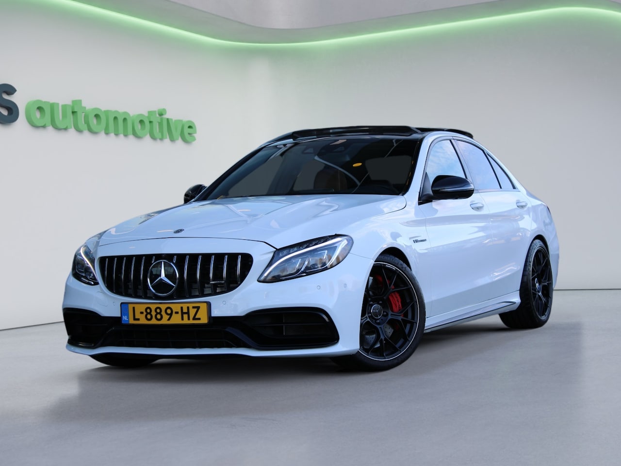 Mercedes-Benz C-klasse - AMG 63 S | PANO | BURMESTER | MEMORY | SFEER | HUD | - AutoWereld.nl