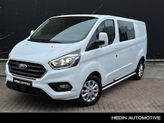 Ford Transit Custom - 300 2.0 TDCI L2H1 Limited DC | 6 Zits | Navi | Stoelverwarming | Trekhaak | LMV |