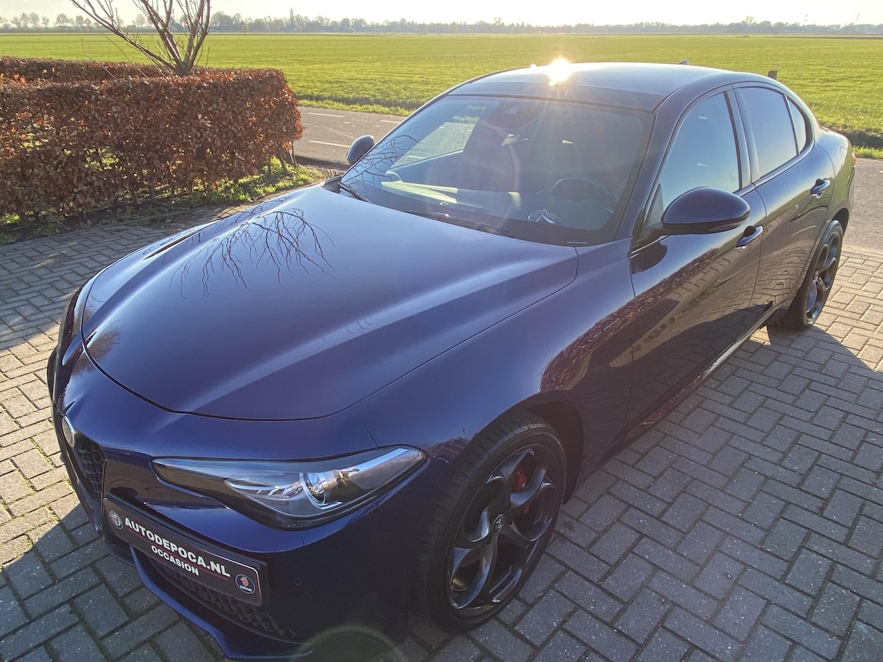 Alfa Romeo Giulia - 2.0 T AWD Veloce 45.000 KM Panorama dak 19 inch Blu Montecarlo! - AutoWereld.nl