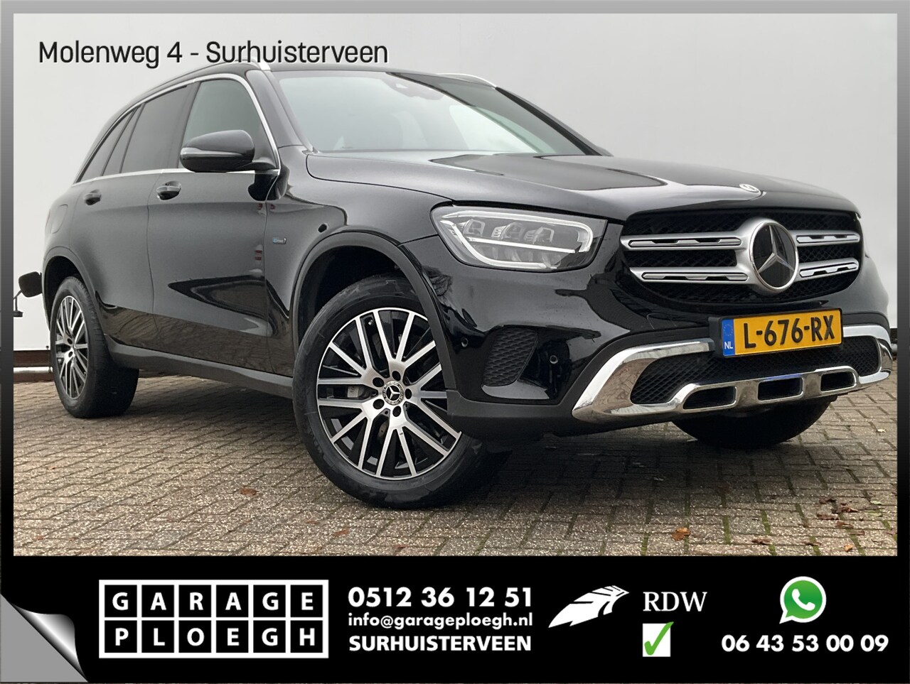 Mercedes-Benz GLC-klasse - 300e 4MATIC PHEV Adap.Cruise Leder Elek.stoel/Klep Plug-in! Business - AutoWereld.nl